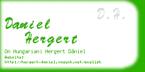 daniel hergert business card