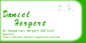 daniel hergert business card